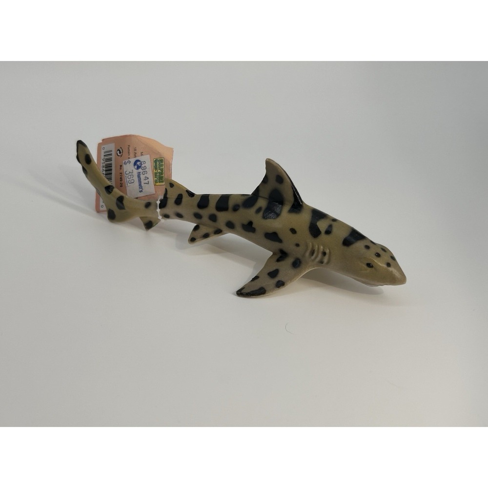 Vintage 1996 Safari Ltd Leopard Shark Animal Figure Toy NWT